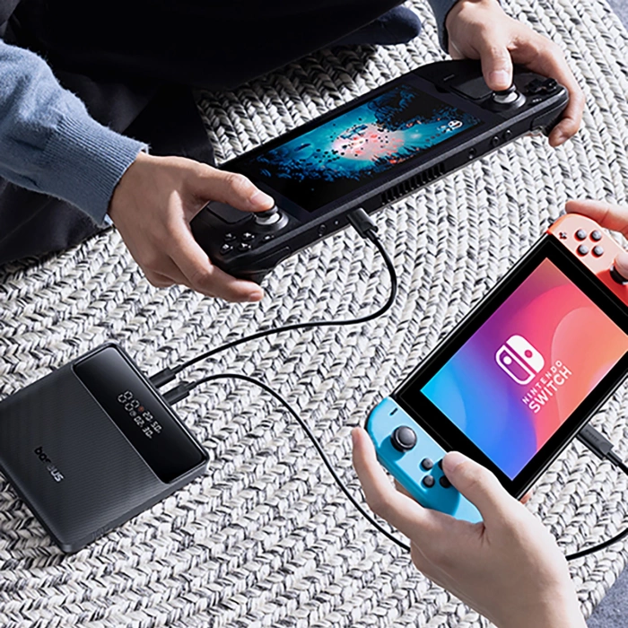 Powerbank Baseus Blade H1 20000mAh 100W z wyświetlaczem - czarny