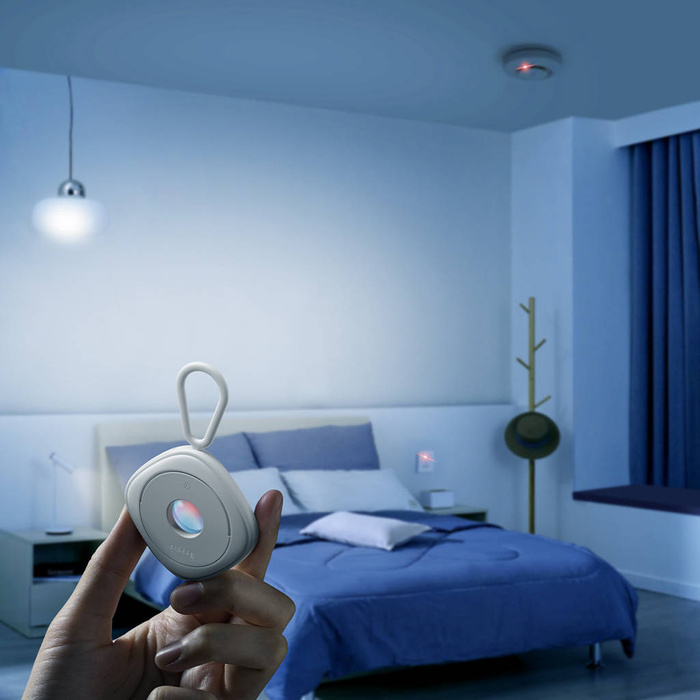 Baseus Heyo Camera Detector White（With Simple charging cable USB to Type-C 0.3m White)