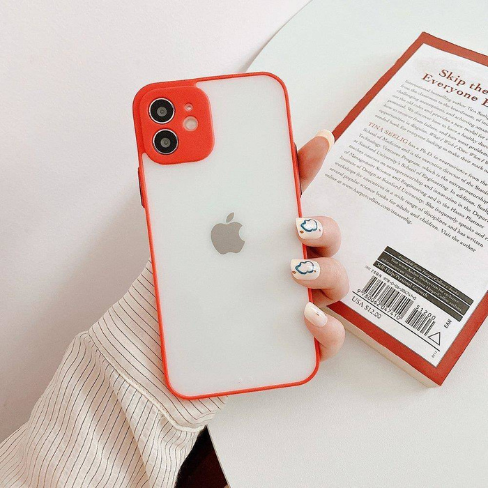 Milky Case silikonouveau flexible translucide coque pour Samsung Galaxy S21+ 5G (S21 Plus 5G) rouge
