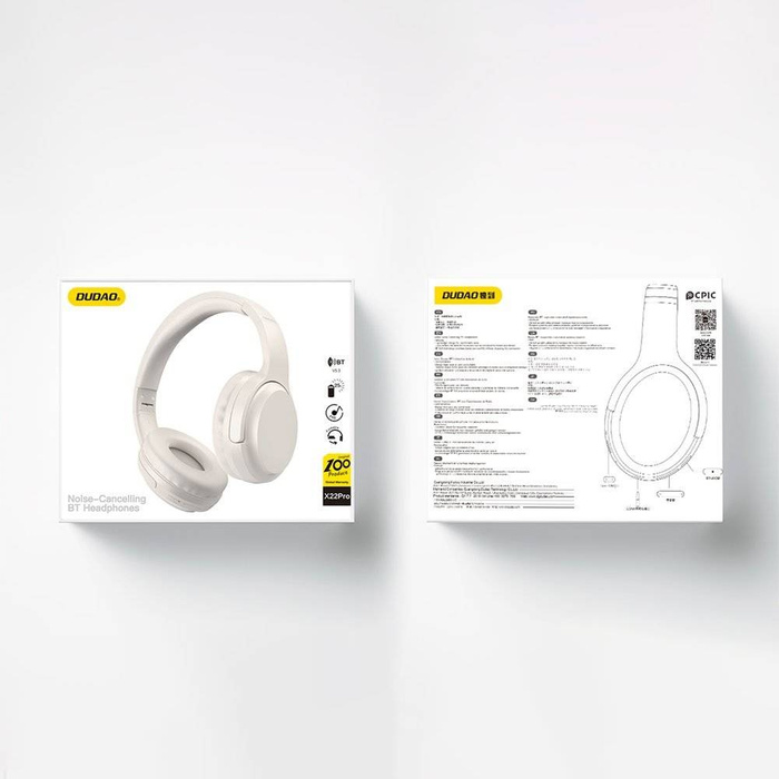 Casque sans fil ANC Dudao X22Pro - blanc