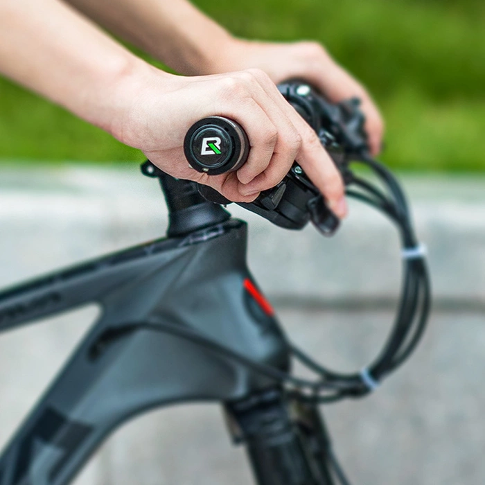 Manopole manubrio bicicletta Rockbros 40210003001 in microfibra - nere