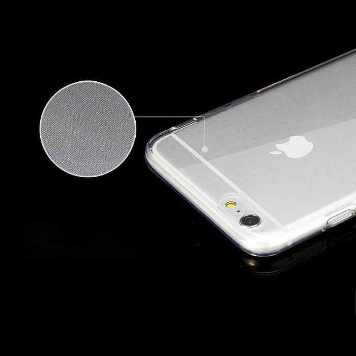 Ultra Clear 0.5mm Silikon Gel Handyhülle Schutzhülle für iPhone SE 2022 / SE 2020 / 8 / 7 transparent