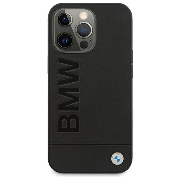  BMW   13 Pro Max Signature Logotipo Impreso Negro Hardcase