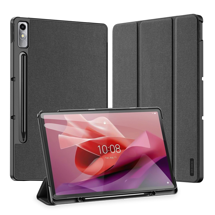 Dux Ducis Domo funda inteligente para dormir para tablet Lenovo Tab P12 de 12,7'' - negro