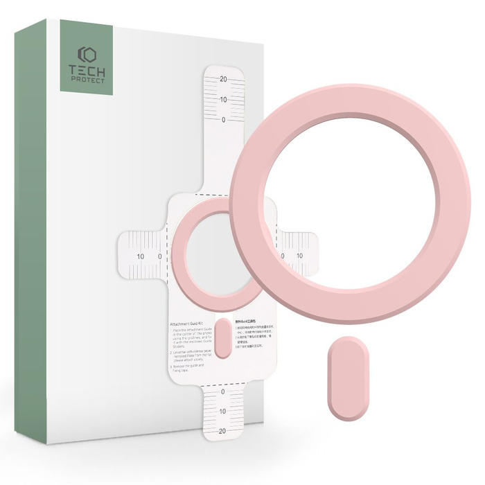 TECH-PROTECT MagMAT MagSafe UNIVERSAL MagNETIC RING ROSA