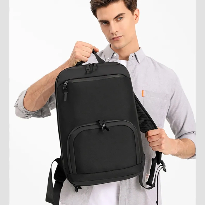 Wozinsky Premium Wasserdichter Laptop-Rucksack - Schwarz