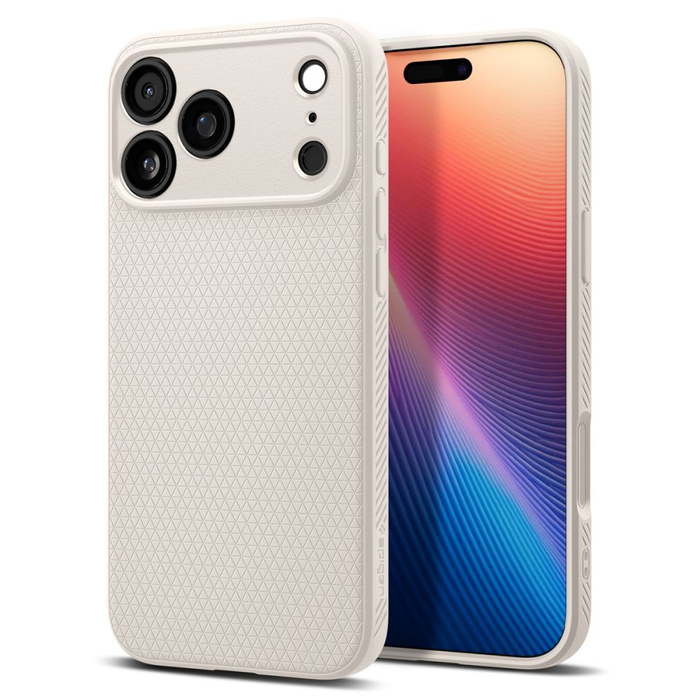 Funda Spigen IPhone 17 PRO MAX Liquid AIR TITANIO NATURAL