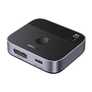 DisplayPort to USB-C adapter Ugreen AW701, 2-in-1 out switch