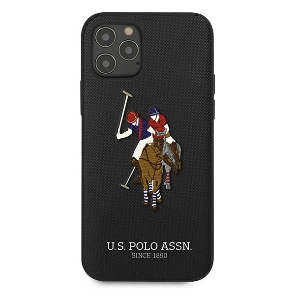 Puzdro US Polo Apple iPhone 12 Pro Max Polo Embroidery Collection Black Case