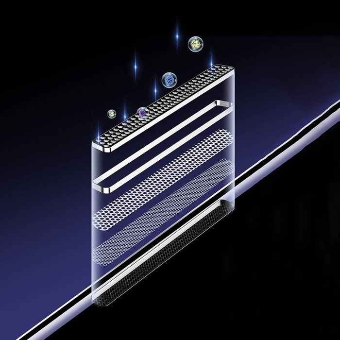 Cristal templado de pantalla completa Baseus para iPhone 14 Pro con filtro anti luz azul y cubierta de altavoz de 0,3 mm + marco de montaje