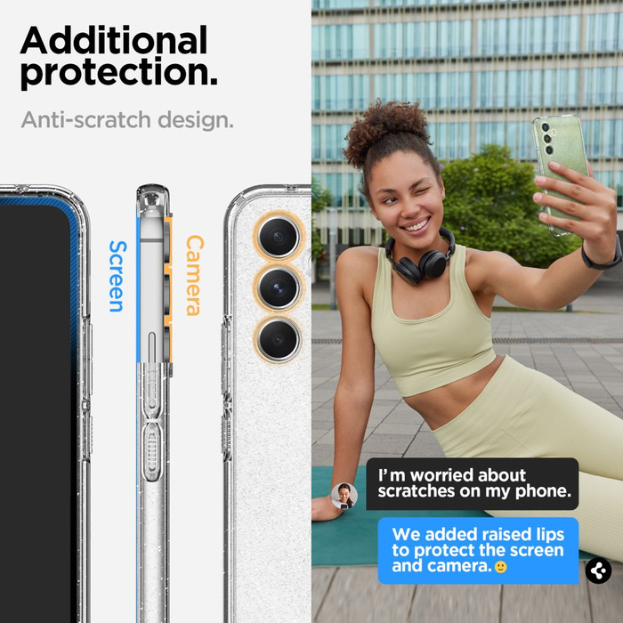 Case Spigen Liquid Crystal Galaxy A54 54 5G Glitter Crystal
