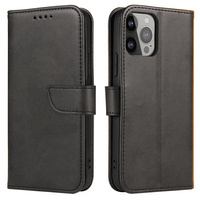 Magnethülle mit Klappe und Geldbörse für Xiaomi Redmi 12 – schwarz