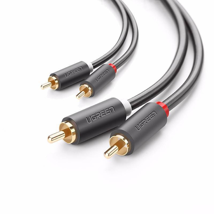 Câble 2RCA (Cinch) vers 2RCA (Cinch) UGREEN 5m (noir)