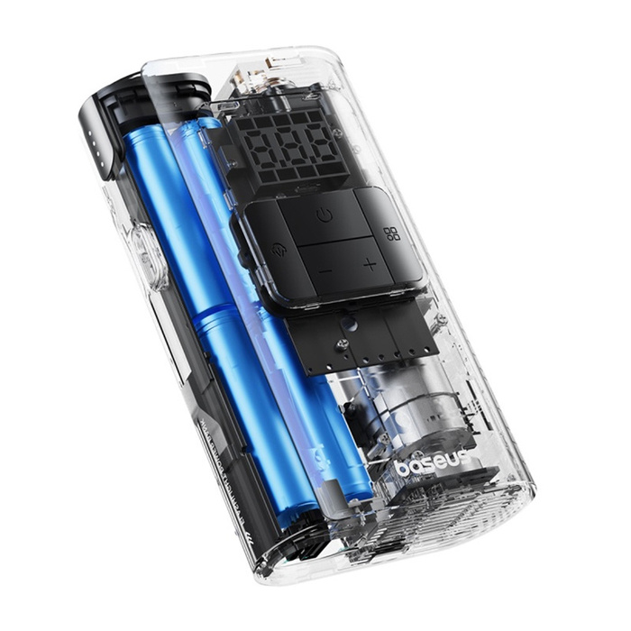 Pompka Baseus PrimeTrip VA1 2w1 z latarką czarna