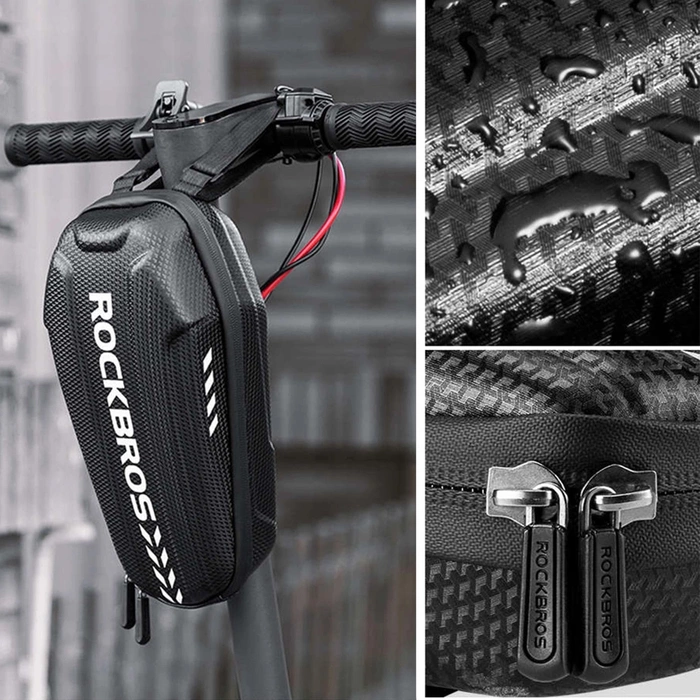 Rockbros B62-1 Fahrradtasche für Lenker oder Rahmen 3 l - Schwarz