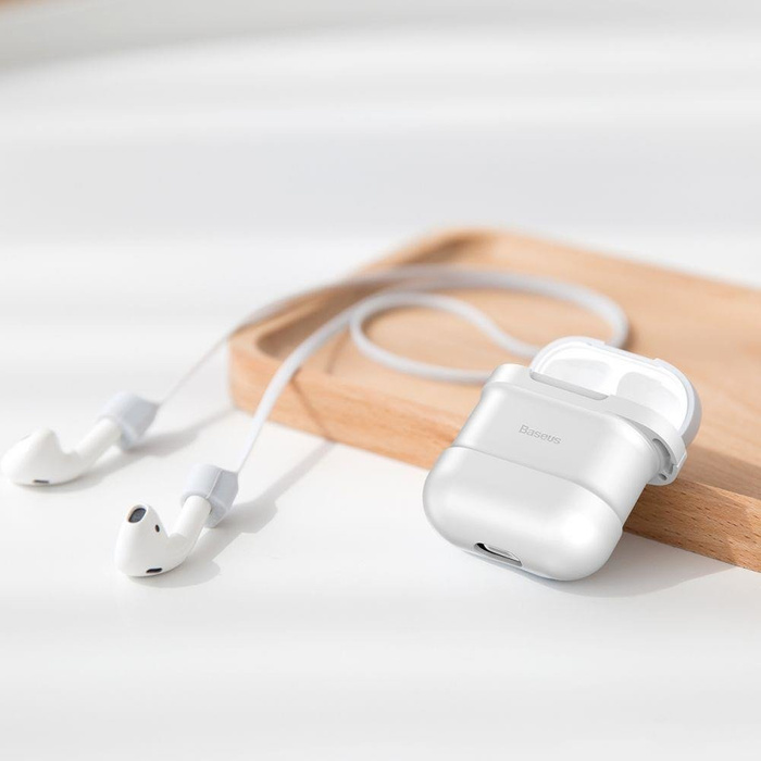 BASEUS Airpods Case & Strap White