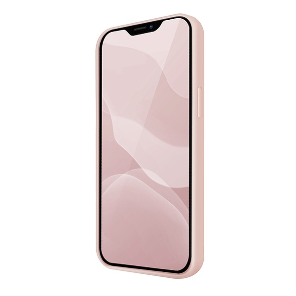 Uniq Lino Hue iPhone 12 Pro Max 6.7&quot; rosa/rosa rubor Antimicrobiano