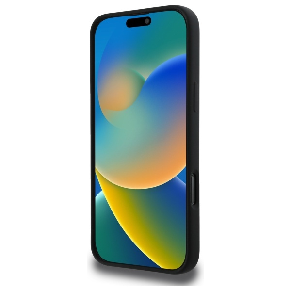 Etui Karl Lagerfeld iPhone 16 Pro czarny/black HC MagSafe Sil Choupette Head Print