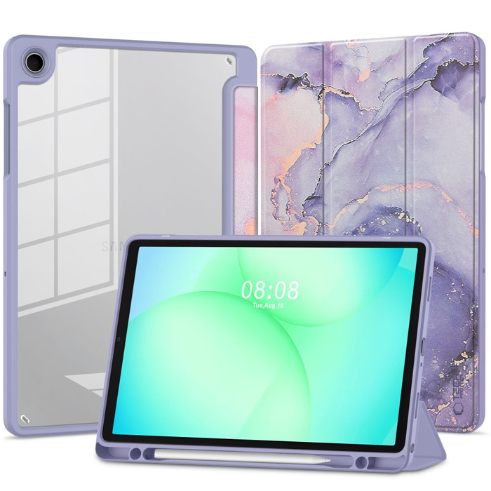 TECH-PROTECT SC PEN HYBRID GALAXY TAB A9 / A11 8.7 X110 / X115 / X133 / X135 VIOLET MARBLE