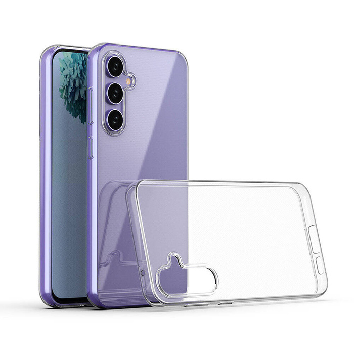 Custodia in silicone Ultra Clear per S23 FE, trasparente