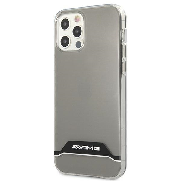 AMG AMHCP12MTCBW iPhone 12/12 Pro klar/transparent hartcase Electroplate Black&amp;White