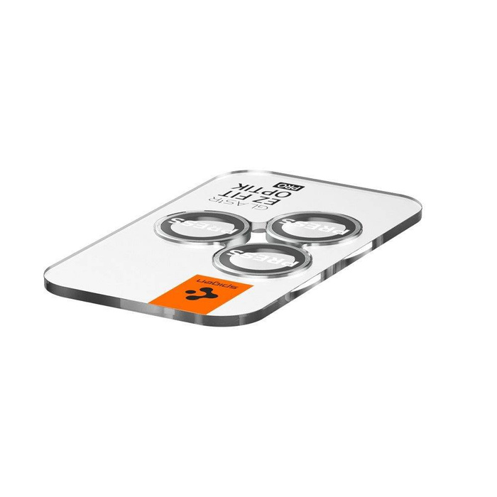 CHRÁNIČ FOTOAPARÁTU Spigen OPTIK.TR "EZ FIT" CHRÁNIČ FOTOAPARÁTU 2-PACK IPhone 14 PRO / 14 PRO MAX STŘÍBRNÝ