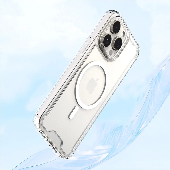 Clear Corner Case MagSafe für iPhone 16 Pro Max – transparent