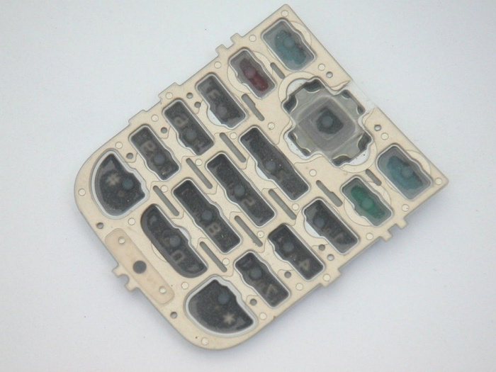 NOKIA 6233 Teclado Original Blanco Grado B