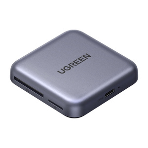 Adapter / 3-in-1 Kartenleser Ugreen CM898, USB-C, MagSafe, SD/TF (schwarz)