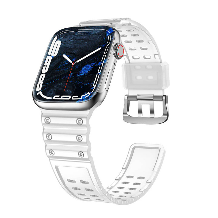 Armband Triple Protection Armband für Apple Watch Ultra, SE, 8, 7, 6, 5, 4, 3, 2, 1 (49, 45, 44, 42 mm) Armband Armband transparent