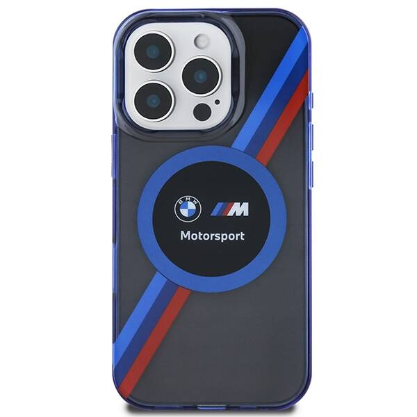 Funda BMW iPhone 16 Pro 6.3" negro/negro durocase Motosport IML Circle MagSafe