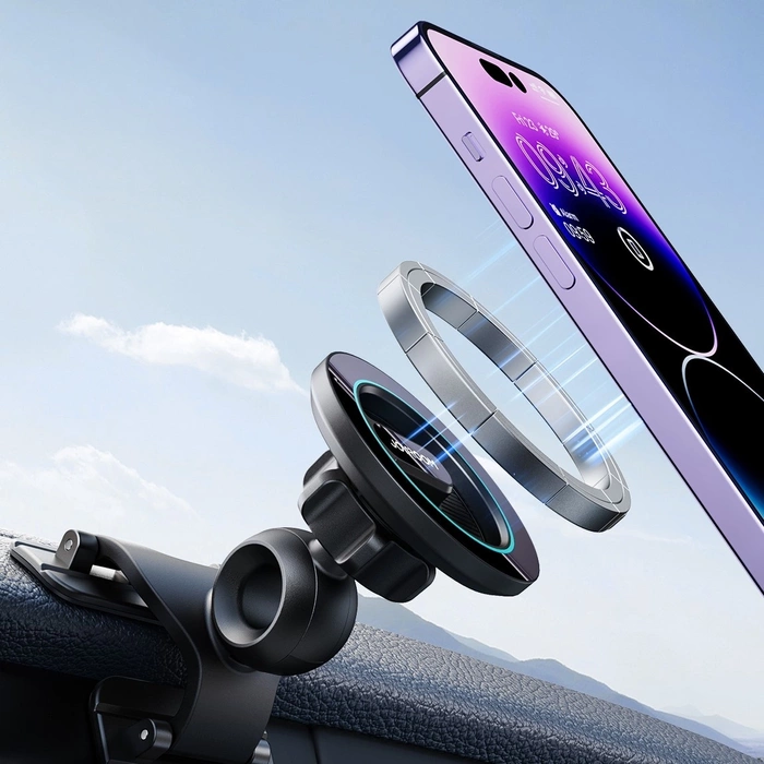 Support de téléphone magnétique pour cockpit Joyroom JR-ZS366 - noir
