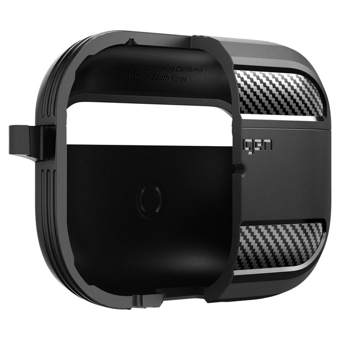 Hülle Spigen Rugged Armor Apple AIRPODS PRO 1 / 2 MATTE SCHWARZ