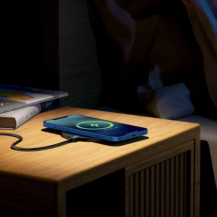 Baseus Digital LED Display Gen 2 BS-W526 induktives Ladegerät 15W - Schwarz