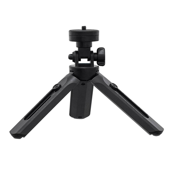 Mini trépied support pour les prises de selfie pour téléfono portable caméra GoPro 16 - 21 cm noir