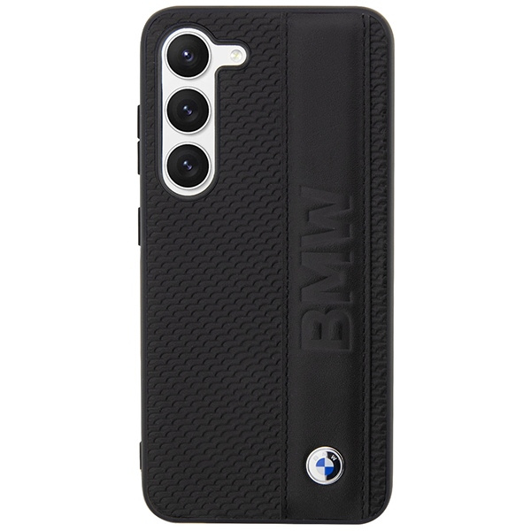 Obal Bmw Bmhcs23s22rdpk S23 S911 Black/Black Hardcase kůže s texturou a pruhem Case