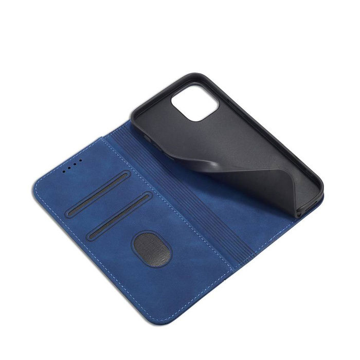 Magnet Fancy Case Case pro iPhone 12 Pro Max Pouch Card Wallet Card Holder Card Holder Blue