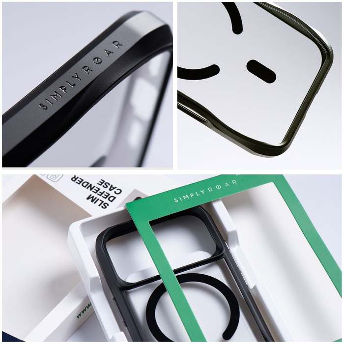 ROAR futerał SLIM DEFENDER kompatybilny z MagSafe do IPHONE 15 czarny