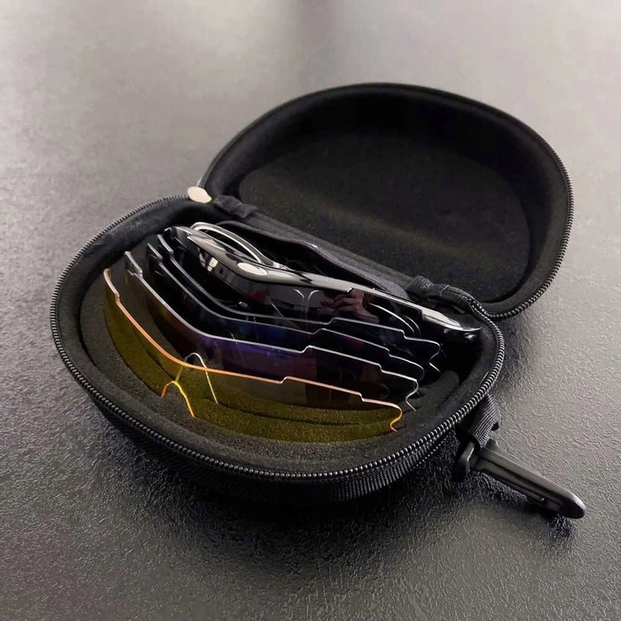 Rockbros 10003 polarized cycling glasses - black