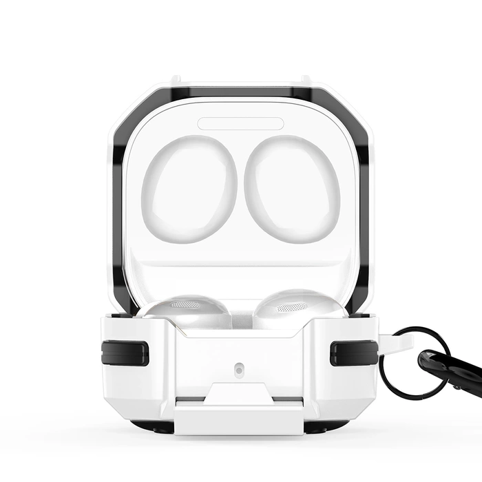 Custodia Dux Ducis SECG per Samsung Galaxy Buds Live / Buds Pro / Buds 2 / Buds 2 Pro - bianco