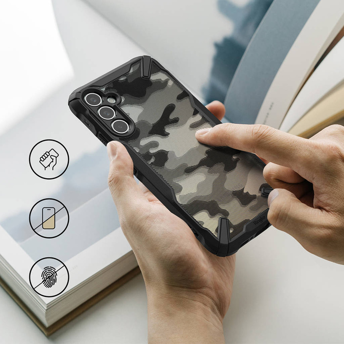 Ringke Fusion X GALAXY A54 5G CAMO NOIR