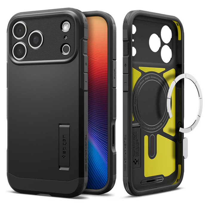 Coque Spigen IPhone 17 PRO MAX Tough Armor "T" Mag MagSafe NOIR