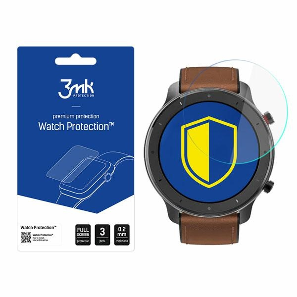 3MK Rugalmas üveg Xiaomi Amazfit Gtr 47mm hibrid üveg