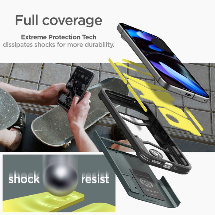 Cover Spigen Tough Armor GOOGLE PIXEL 9 / 9 PRO VERDE ABISSO