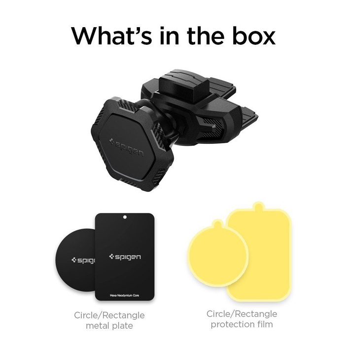 Supporto SPIGEN Qs24 Supporto magnetico per Cd da auto