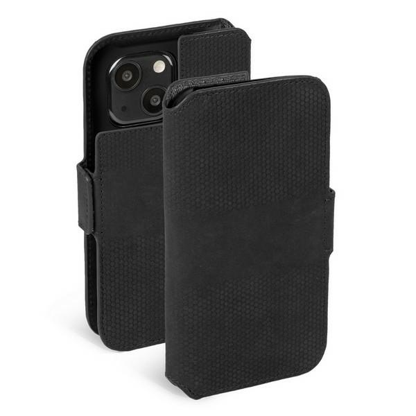 Coque KRUSELL Apple iPhone 13 PhoneWallet Étui en cuir noir