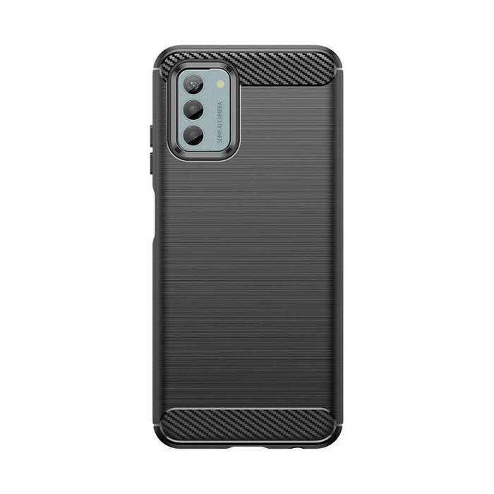 Carbon Case Silikonhülle für Nokia G22/Nokia G42 - schwarz