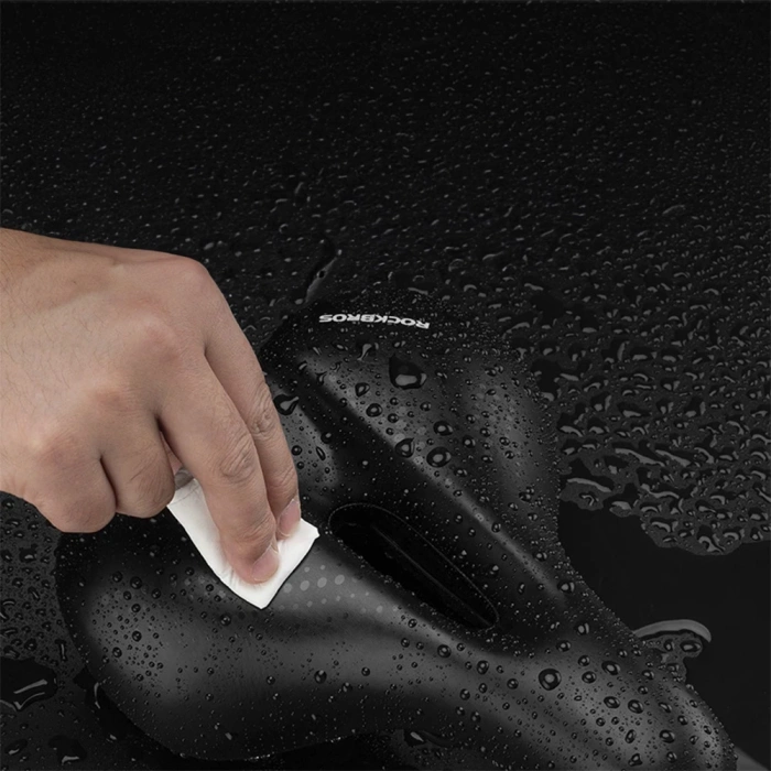 Rockbros 38218916002 Selle de vélo VTT + lampe - noir