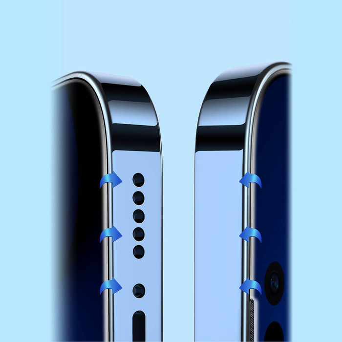 Baseus Full Screen Vidrio Templado para iPhone 14 Pro Max con Cubierta de Altavoz 0.4mm + Kit de Montaje