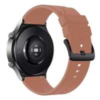 Silikonarmband für Huawei Watch GT 2/3/4/2 Pro/3 Pro/4 Pro/GT 2e 46 mm – Burgunderrot